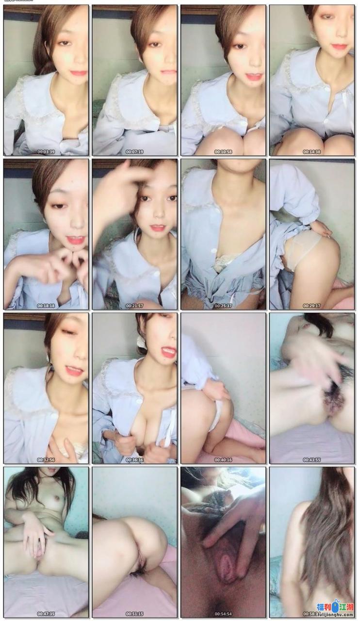 清纯美少女，宿舍自慰，手指掰穴角度很多，撅起屁股双洞可见[1V459M度盘]