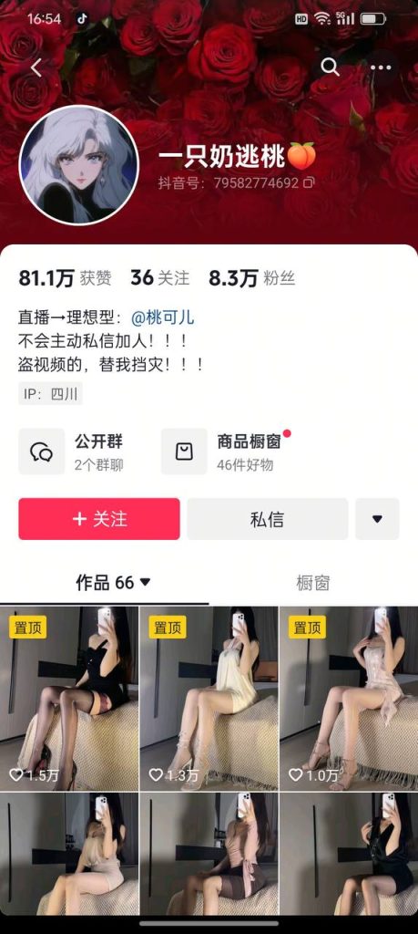 抖音 一只奶逃桃 美腿美臀 顶级身材 露点 阳具弹力插B【5V】【302M】